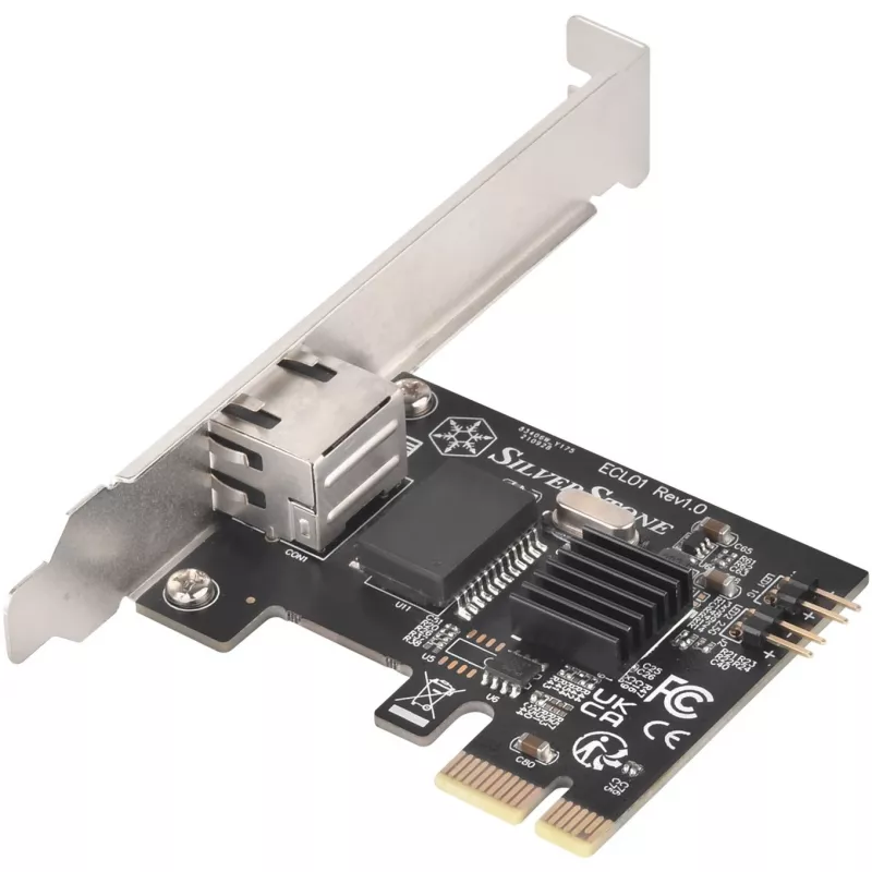 Silverstone ECL01, 2,5G-Netzwerkkarte, PCIe
