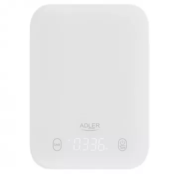 Adler Küchenwaage | AD 3181w | Teilung 1 g | Anzeigetyp LED | Weiß