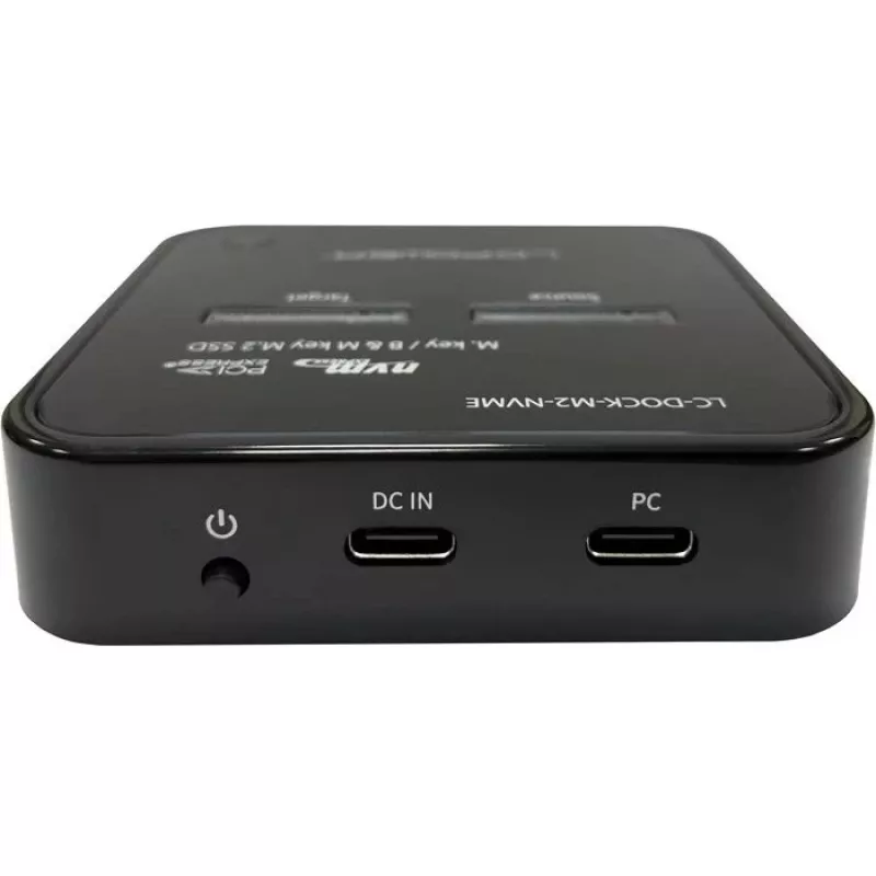 LC-Power LC-DOCK-M2-NVME Dockingstation für 2x M.2 NVMe SSD