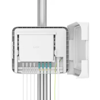 Gehäuse Ubiquiti UISP Box Plus Polycarbonat Weiß 380x293x76,4 mm