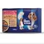 OptiVital Beutel – Alleinfuttermittel für ausgewachsene Hunde Ente/Rind 4x85g