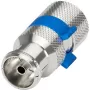 Easy-Installation-IEC/Koax-Dose (Silber/Blau, 6,5 - 8,0 mm)