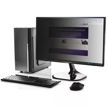 Qoltec Filtri Privacy SHOW 27 16:9 (23.54, 16:9), Displayschutzfolie für Monitor