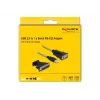 DeLOCK Adapter USB 2.0 Typ-A auf Seriell RS-232 D-Sub 9 + D-Sub 25