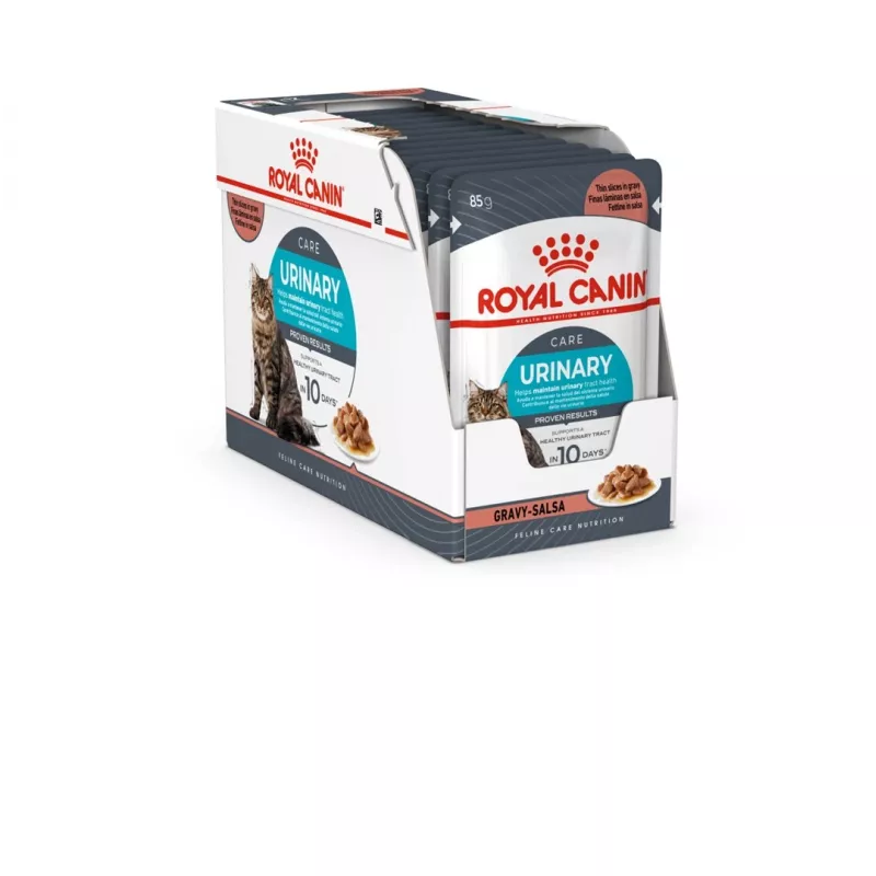 Nassfutter für Katzen Royal Canin Urinary Care ausgewachsene Erwachsene Geflügel 85 g Beutel (12er-Pack)