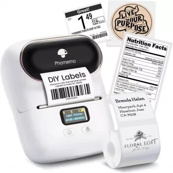 Extralink Mini-Drucker-Labeler | Mini-Drucker | Weiß