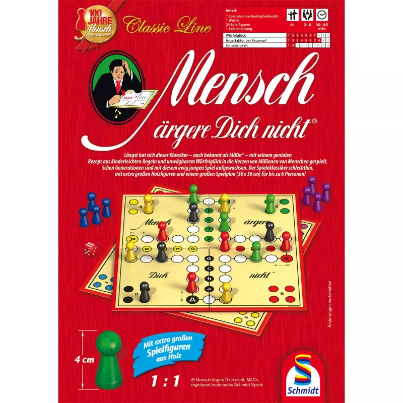 Classic Line: Ludo in Metalldose, Brettspiel