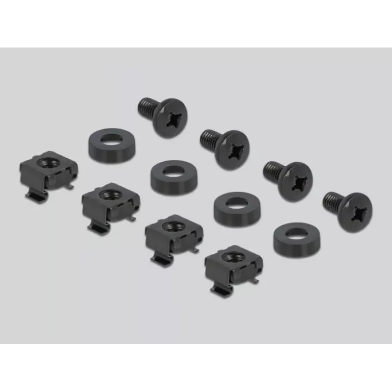 Kabelträger DeLOCK 66884 Schwarz 180 mm Breite 482 mm Tiefe 90 mm Höhe