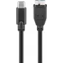 Wentronic goobay - USB-Kabel - Micro-USB Typ B (Stecker) auf USB-C (Stecker) - USB 3.1 - 60 cm - umkehrbarer C-Stecker (67995)
