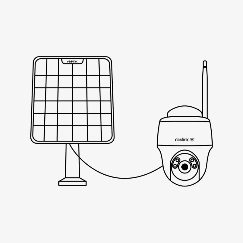 IP-Überwachungskamera Reolink Argus B420 3MP Outdoor-Akku Wi‑Fi Schwenk- & Neigefunktion, 5200 mAh, IP65, 110° Blickwinkel