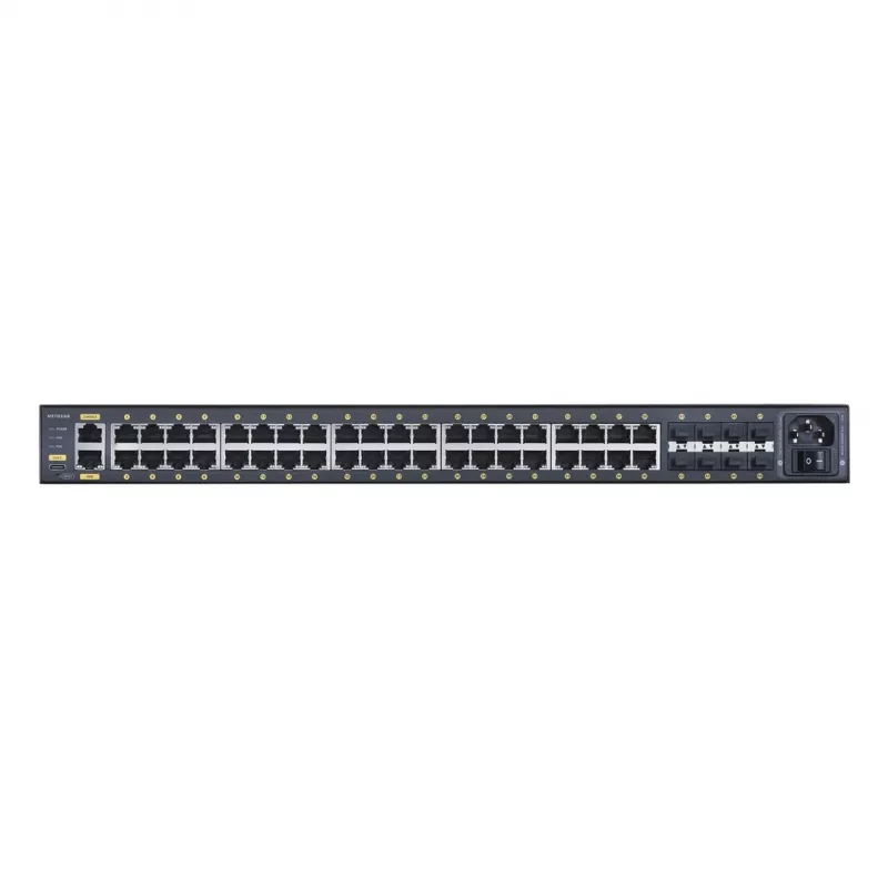 NETGEAR GSM4248PX-100EUS Netzwerk-Switch Managed L2/L3/L4 Gigabit Ethernet (10/100/1000) Power over Ethernet (PoE) Schwarz