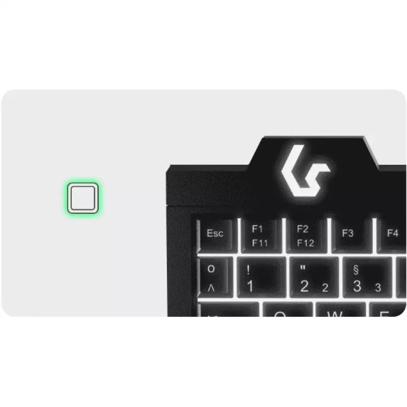 KeySonic KSK-3210ELU (DE) Tastatur Home USB QWERTZ Deutsch Schwarz