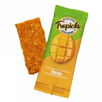 Tropicks Getrockneter Mango-Riegel, 20 g