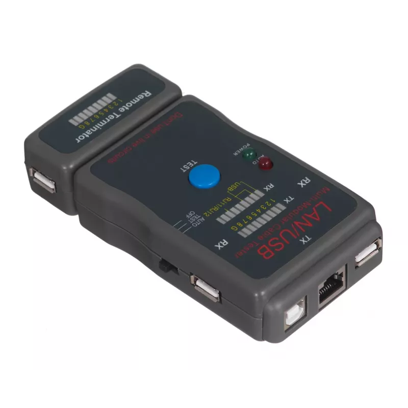 Cablexpert NCT-2 Netzwerkkabeltester Schwarz