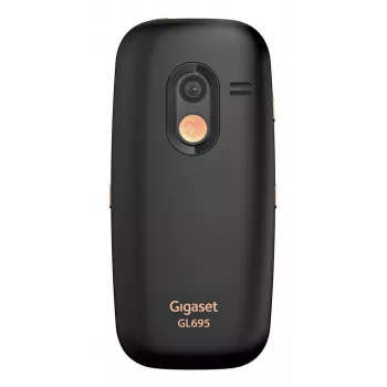 Seniorenhandy Gigaset GL695 — 2,31 Zoll (5,87 cm) Display, 240×320, Single SIM, 4G, 2 MP Kamera, 1400 mAh, Schwarz