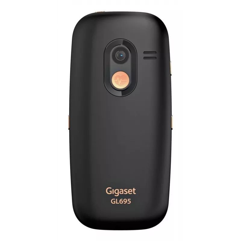 Seniorenhandy Gigaset GL695 — 2,31 Zoll (5,87 cm) Display, 240×320, Single SIM, 4G, 2 MP Kamera, 1400 mAh, Schwarz