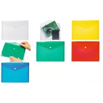 Dokumentenmappe Herma 20050 A5 Polypropylen (PP) mit Druckknopfverschluss, 250 x 180 mm