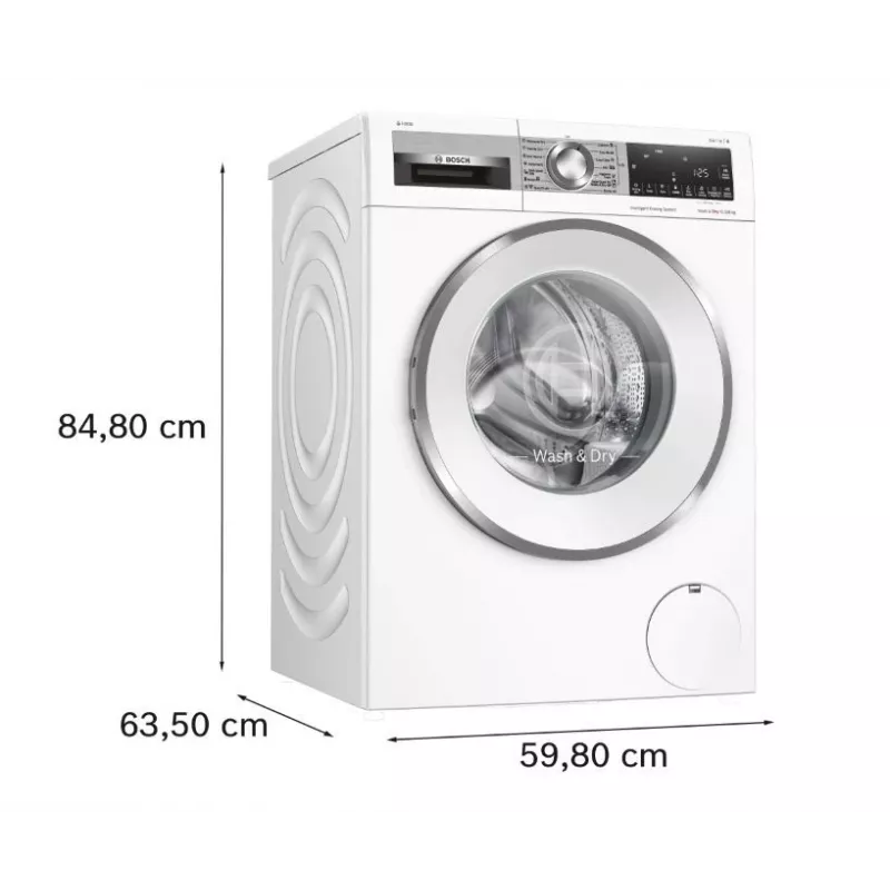 Bosch WNG254A9BY Waschtrockner 10,5 kg / 6 kg 1400 U/min Weiß