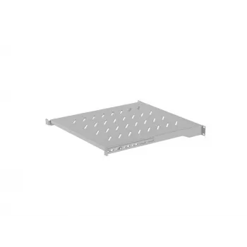 Rack-Regal LANBERG 19 Zoll 1U 483 x 500 mm, Belastbarkeit bis 25 kg, 4-Punkt-Montage