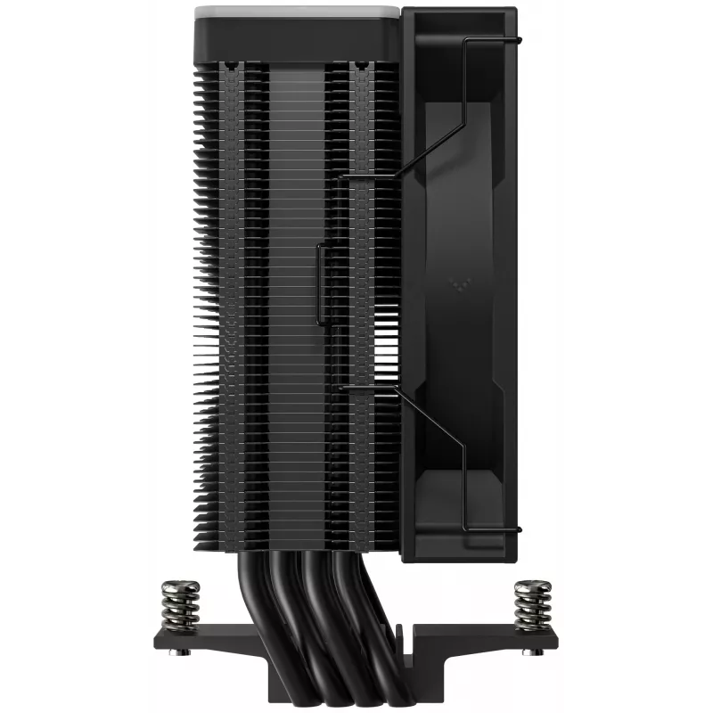 Lüfter DeepCool AG400 BK ARGB V2 120 mm Schwarz — 120 mm CPU-Kühlerlüfter mit hydraulischem Lager, Multi-Sockel-Unterstützung