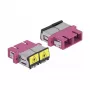 LWL-Kupplung DeLOCK 86896 SC Duplex Buchse auf SC Duplex Buchse Multimode Violett