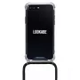 Handyhalskette Lookabe für iPhone 7/8 Plus — Goldkette, schwarze Tasche