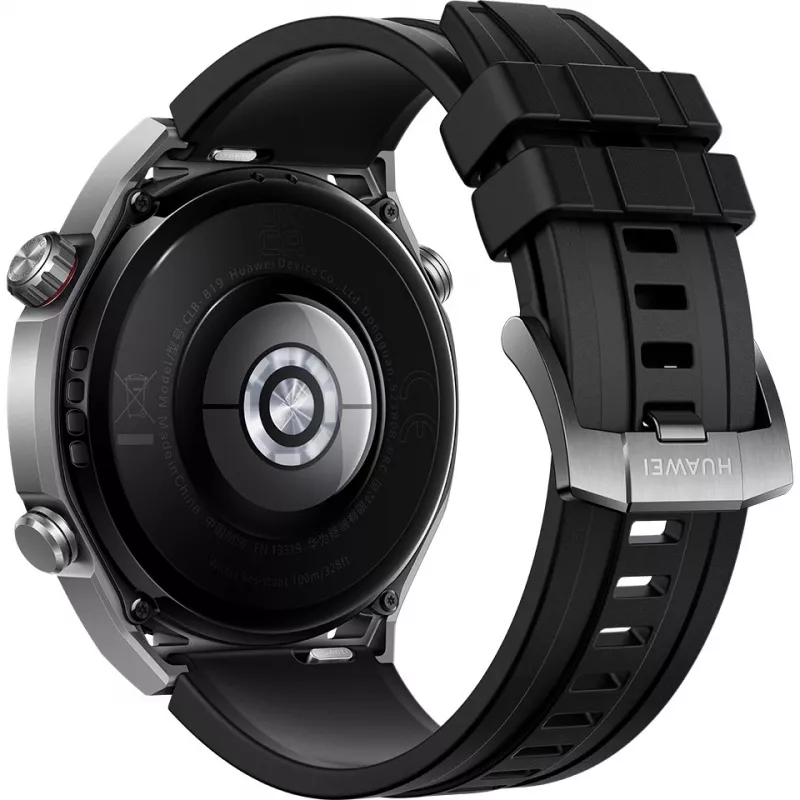 Huawei Watch Ultimate – Smartwatch mit Armband – hydriertes Nitrilkautschuk (HNBR) – Handgelenksumfang: 140–210 mm – Anzeige 3,8 cm (1,5 inch) – NFC, Bluetooth