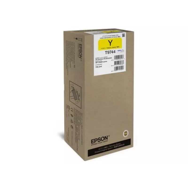 Tintenzufuhreinheit Epson WorkForce Pro WF-C869R Gelb, Original C13T97440N, hohe Kapazität bis zu 10.000 Seiten