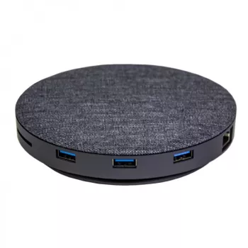 Devia 12-in-1 USB-C Dockingstation mit kabellosem Ladegerät