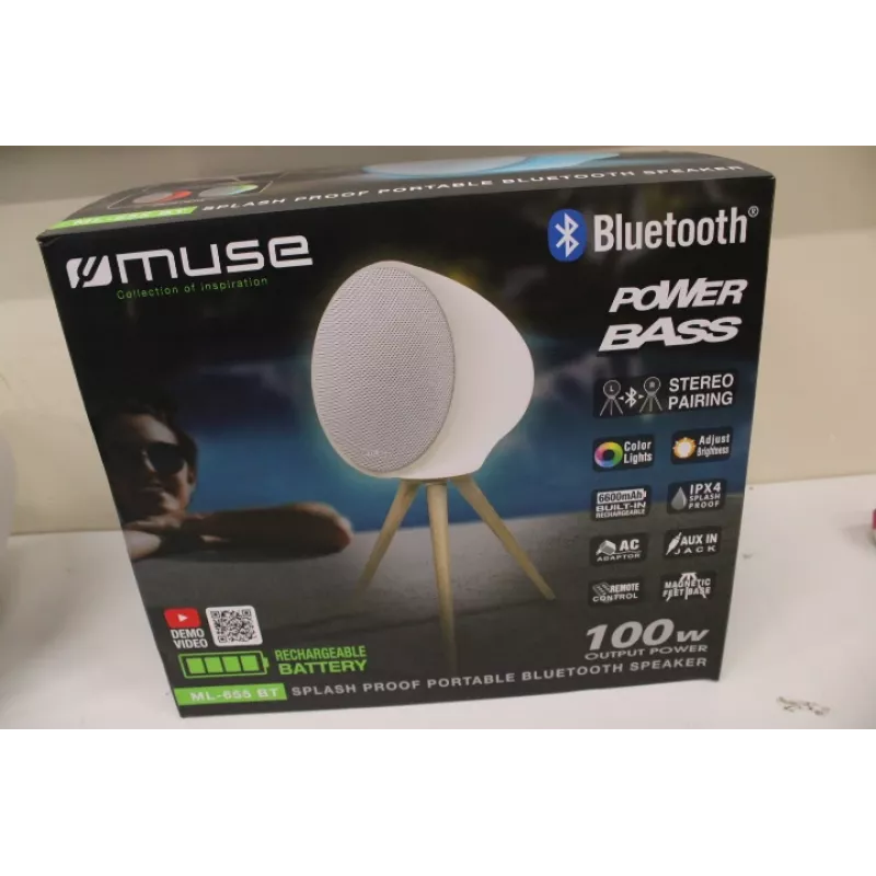 SALE OUT. Muse Tragbarer Bluetooth-Lautsprecher ML-655 BT