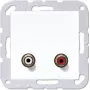 RCA-Steckdose JUNG MA A 1021 WW