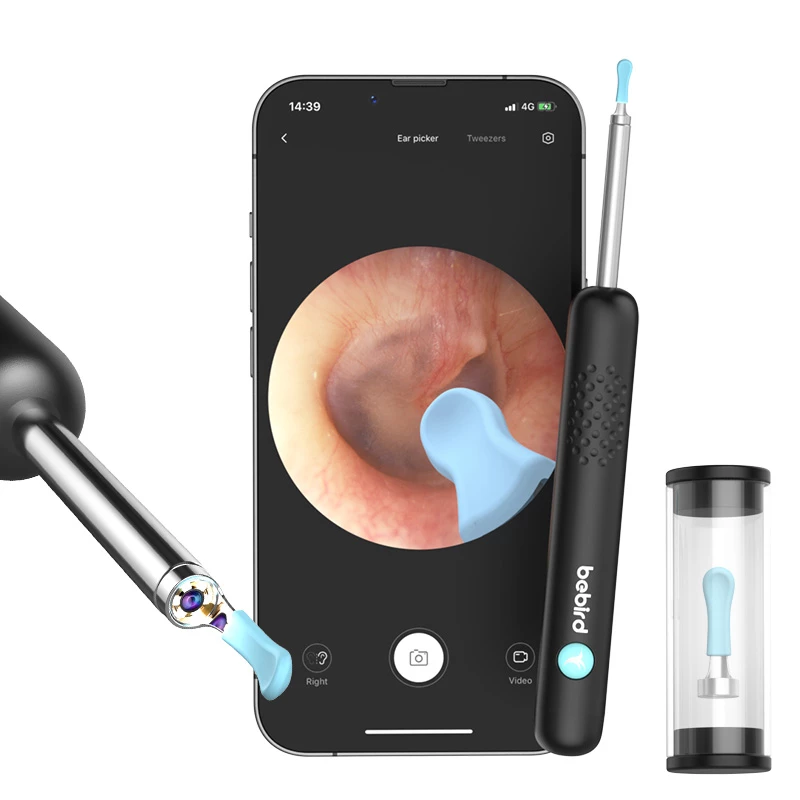 Visueller Ohrreinigungsstab Bebird R1 schwarz mit 1080P HD WLAN-Kamera