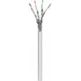 Intellinet Network Bulk Cat7 Kabel, 23 AWG, Massivdraht, 100 m, Grau, Kupfer, S/FTP, LSZH, CPR-Dca klassifiziert, Rolle