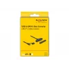 DeLOCK USB auf SATA Konverter 6 Gb/s USB Type-C Type-A 0,3m