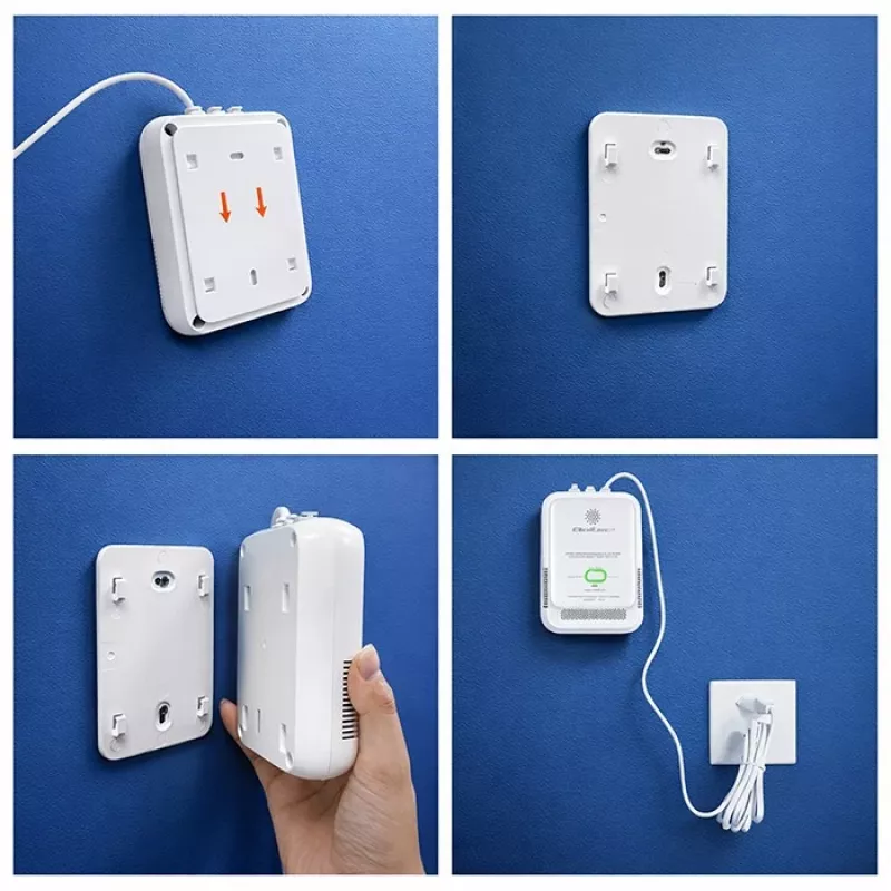 Gaslecksensor QOLTEC NG 85dB LE – Erdgas (CH4)-Detektor, akustischer Alarm 85 dB