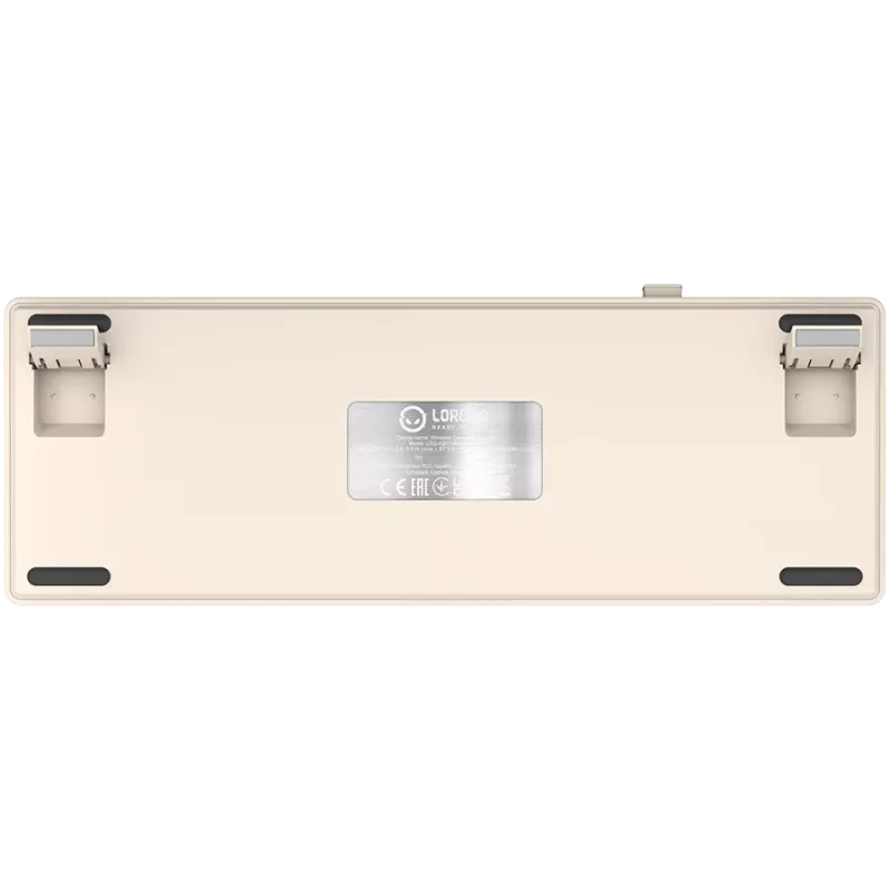 Kabellose mechanische Gaming-Tastatur LORGAR KBP70MW 65%-Layout Beige