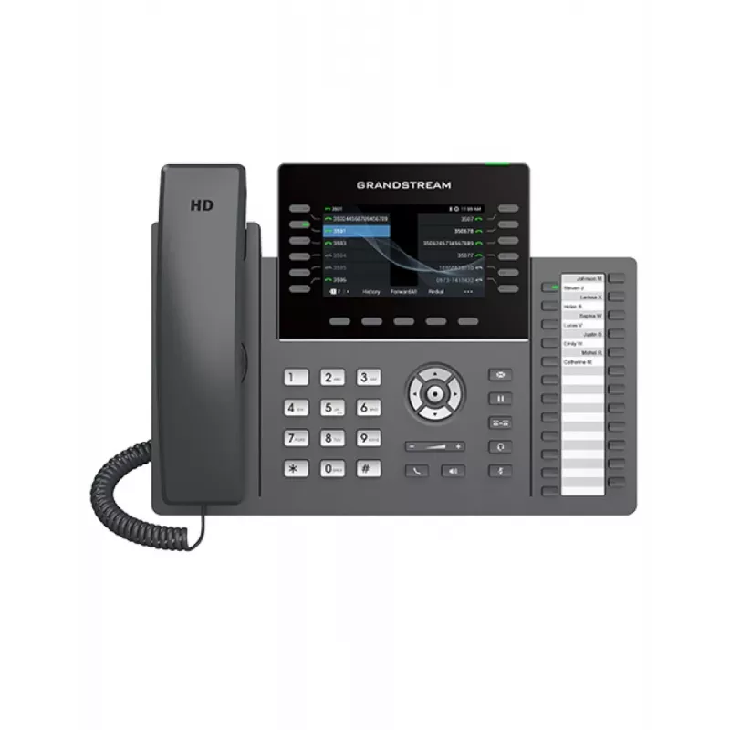 Grandstream Networks GRP2636 IP-Telefon Schwarz 12 Leitungen LCD WLAN