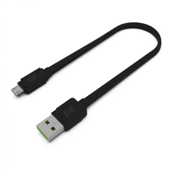 Mattes Flachkabel - USB-A auf Micro-USB