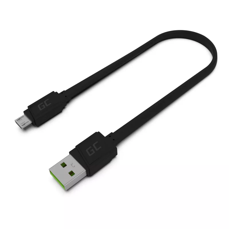 Mattes Flachkabel - USB-A auf Micro-USB