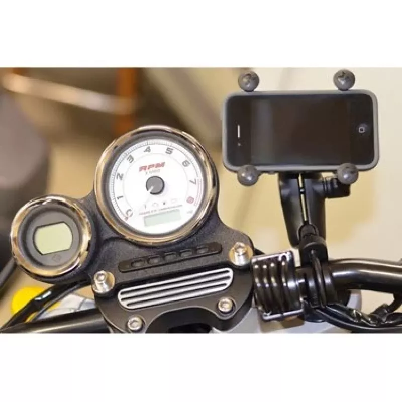 RAM Mounts X-Grip Handyhalterung mit Lenker-U-Bolzen-Basis