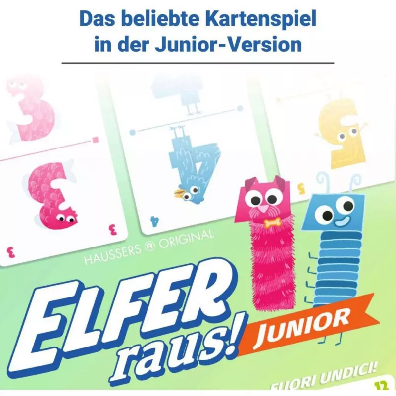 Elfer raus Junior, Kartenspiel