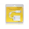 Videokabel-Adapter DeLOCK 61766 0,125m VGA DisplayPort Weiß