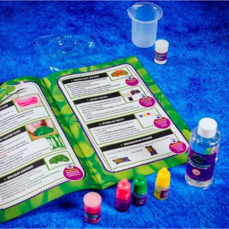 Liscianigiochi Science Kit Crazy Science Slime Chameleon 304-PL89246 – pädagogisches Schleimexperimentier-Set