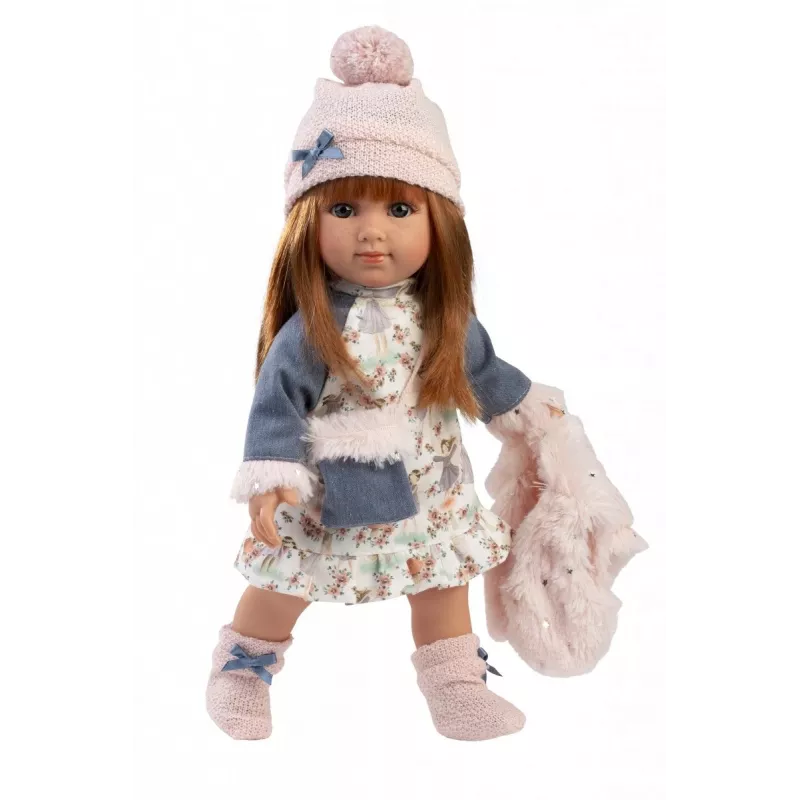 Puppe Llorens Nicole 35 cm – realistische Merkmale, weicher Körper, Babypuppe