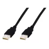 Assmann USB-Verbindungskabel, Typ A M/M, 3,0 m, USB 2.0 kompatibel, UL, schwarz (AK-300100-030-S)