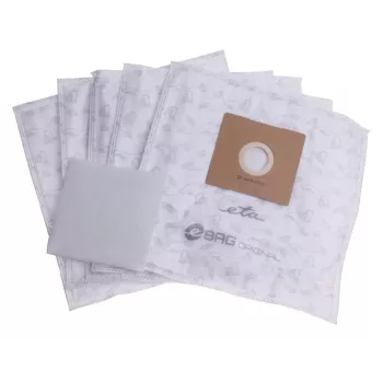 Staubbeutel für Trommelsauger ETA ETA960068000 — 5er-Pack, weiß
