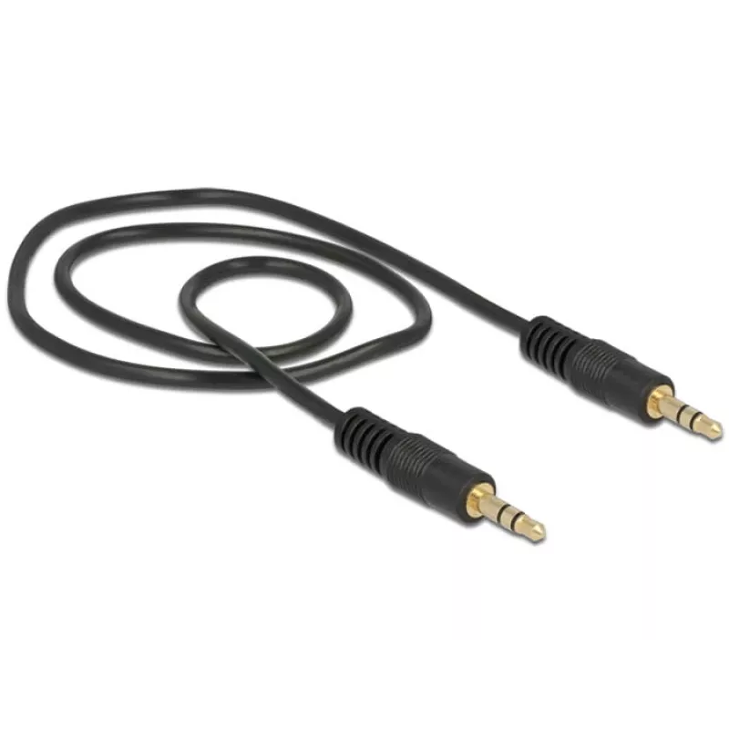 Audio-Kabel DeLOCK 0,5 m 3,5 mm Stecker/Stecker