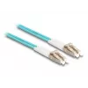 DeLOCK Fiber Optical Kabel LC Duplex to LC Duplex OM3 1m