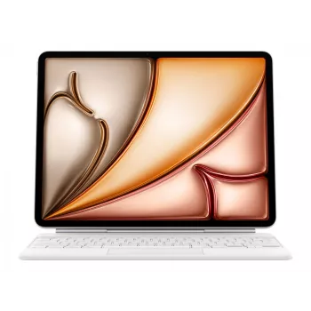 Apple Magic Tastatur QWERTY Englisch Weiß mit Trackpad