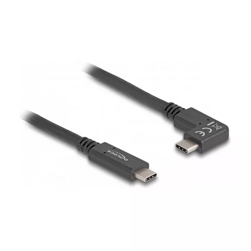 USB-Kabel DeLOCK 80037 1 m USB-C Schwarz